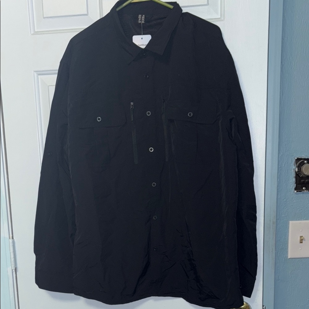 Men’s Long Sleeve UPF 50 sun protection shirt XL
